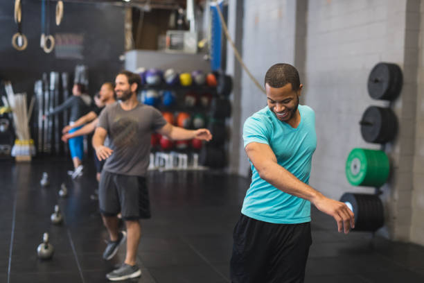 Group movement class in session
